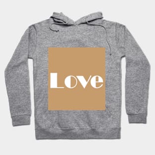 Word love 70s aesthetics design Hoodie